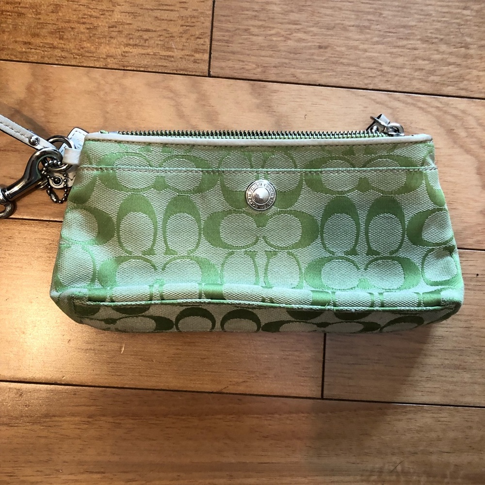 Authentic Green Coach Bag